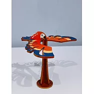 【創藝天時ARNOS】趣味平衡鳥(紅藍)|物理原理 辦公室小物 STEAM 教具 親子DIY組裝 紅藍色