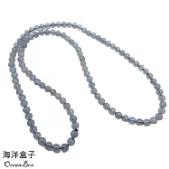 天然灰月光石.拉長石項鍊.三圈手鍊.彈性手鍊.可當項鍊.三圈手鍊