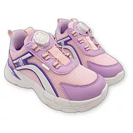 巴布豆旋轉扣運動鞋-兩色 (C142) 童鞋 BOBDOG 大童鞋 休閒鞋 旋轉扣 女大童 慢跑鞋 男大童 透氣鞋 旋轉扣運動鞋 嬰幼童鞋 女童鞋 透氣運動鞋 巴布豆 22 粉紫色