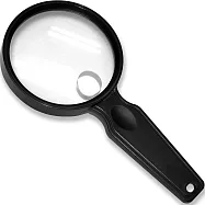 《CARSON》物品觀察 老人閱讀 年長長者 輔助視力 | 聚焦5倍放大鏡(2.5x) 聚焦5倍放大鏡(2.5x)