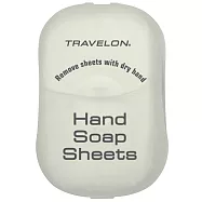 《TRAVELON》洗手旅用皂紙 | 肥皂紙 攜帶式香皂片 - 白
