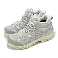Merrell 戶外鞋 Moab 3 Mid WP 男鞋 灰 米白 防潑水 中筒 黃金大底 登山鞋 廣告主打款 ML038391 26.5cm PALOMA