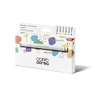 日本 COPIC 酷筆客 acrea 彩顏筆套組 水性麥克筆 鮮艷色/淡色系/深色系/基本色 淡色系 Light