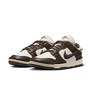 NIKE W DUNK LOW TWIST 女休閒鞋-白棕-DZ2794003 US7.5 白色