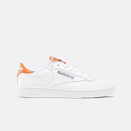 Reebok Club C 85 [100074170] 男 運動休閒鞋 網球風格 流行色彩 白橘