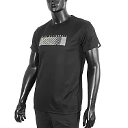 Asics [2063A371-002] 男 短袖 上衣 T恤 亞洲版 運動 訓練 休閒 籃球 吸濕 快乾 亞瑟士 黑 M 黑