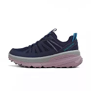 Skechers Switch Back [180162NVY] 女 運動鞋 戶外 健行 露營 避震 透氣 舒適 深藍 24.5cm 深藍/紫