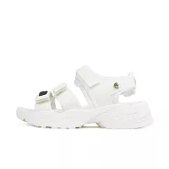 Fila Tapered Sandals [5-S316Y-132] 女 運動涼鞋 戶外 休閒 雨季 魔鬼氈 白藍 25cm 白/藍