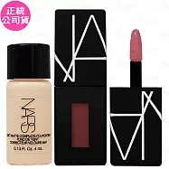 NARS迷你特霧唇誘(#AMERICAN WOMEN)(2ml)+極霧柔光粉底露(#MONT BLANC LIGHT2)(4ml)(公司貨)