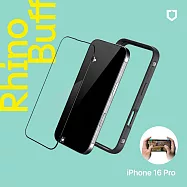犀牛盾 RhinoBuff FPS 精準操控套組(電競手機殼+霧面玻璃保護貼) - iPhone 16 Pro(6.3吋)