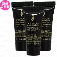 YSL恆久完美無瑕持妝粉底SPF39/PA+++(#LN1)(5ml)*3(公司貨)
