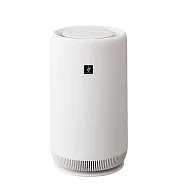 SHARP 夏普 360&deg;呼吸圓柱自動除菌離子空氣清淨機 FU-NC01-W 白
