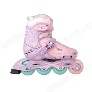 成功 兒童二代初階教學直排輪 (附直排輪專用鞋袋) (粉色) L：22-24CM