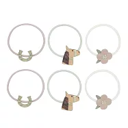 英國Mimi & Lula_AW24_鄉村家園-俏皮小馬髮束6入