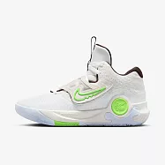 Nike KD Trey 5 X EP [DJ7554-014] 男 籃球鞋 運動 訓練 緩震 杜蘭特 魔鬼氈 白 綠 30cm 白/綠