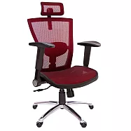 GXG 高背全網 電腦椅 (摺疊滑面扶手/鋁腳) TW-85X5 LUA1J