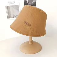 【小天兒】韓版百搭時尚遮陽盆帽M2301 卡其色