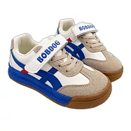 巴布豆簡約休閒鞋 (C144) 童鞋 布鞋 嬰幼童鞋 BOBDOG 男童鞋 卡通童鞋 大童鞋 BOBDOG巴布豆 卡通布鞋 休閒鞋 男大童 魔鬼氈鞋 卡通運動鞋 22 白藍色