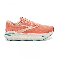 Brooks Ghost Max [1203951B818] 女 慢跑鞋 運動 路跑 避震緩衝象限 魔鬼極致 厚底 橘藍 24.5cm 橘/藍