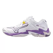 Mizuno Wave Lightning Z8 [V1GC240010] 男女 排球鞋 羽球鞋 室內運動 抓地 白 紫