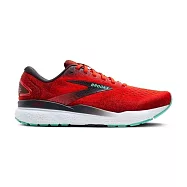 Brooks Ghost 16 [1104181D623] 男 慢跑鞋 運動 路跑 避震緩衝象限 氮氣中底 紅 27cm 紅/灰