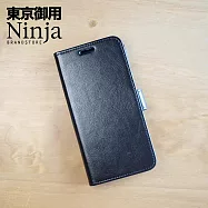 【東京御用Ninja】Apple iPhone 16 Plus (6.7吋)經典瘋馬紋保護皮套(黑色)