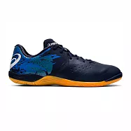 Asics Toque 7 [1113A024-400] 男女 足球鞋 平底 室內 運動 訓練 防滑 耐磨 亞瑟士 深藍 22cm 深藍