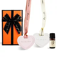 O’Pretty 歐沛媞 愛心擴香掛飾精油禮盒組-多款 粉+白+茶樹