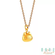 甜蜜約定2SWEET 吉祥物貓貓蟲咖波硬金墜子 送白鋼項鍊