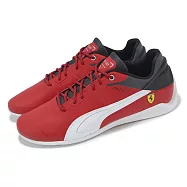 Puma 賽車鞋 Ferrari Drift Cat Delta 男鞋 紅黑 法拉利 皮革 平底 休閒鞋 30686405 27.5cm ROSSO CORSA/WHITE