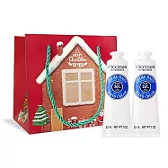 L’OCCITANE 歐舒丹 新版經典護手霜30MLX2禮袋組-聖誕交換禮物-公司貨 乳油木X2
