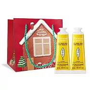L’OCCITANE 歐舒丹 新版經典護手霜30MLX2禮袋組-聖誕交換禮物-公司貨 果漾馬鞭草X2