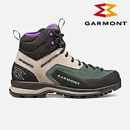 GARMONT 女款 GTX 中筒多功能登山鞋 Vetta Tech WMS 002833 (S03003)|米其林大底 GoreTex 防水透氣 健行鞋 鐵索攀岩 UK5 米灰-墨綠