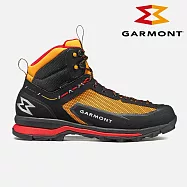 GARMONT 男款 GTX 中筒多功能登山鞋 Vetta Synth 002837 (S03005)|鑽石大底 GoreTex 防水透氣 健行鞋 飛拉達 鐵索攀岩 UK7 黑黃-紅