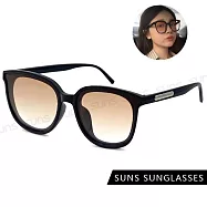 【SUNS】抗UV太陽眼鏡 時尚圓框百搭質感墨鏡 網紅抖音款 男女同款 S233 漸層橘