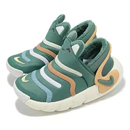 Nike 毛毛蟲鞋 Dynamo 2 Easyon PS 中童 童鞋 綠 金黃 休閒鞋 無鞋帶 好穿脫 FZ1014-300 16cm GREEN/GOLD
