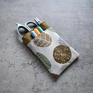 《梵緹希》防水布 雙層口袋型 醫師袍筆袋《拓葉》 藍