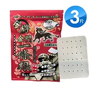 金牌 龍牌金門一條根洞洞透氣款精油貼布(10x14cm) 8片入X3包