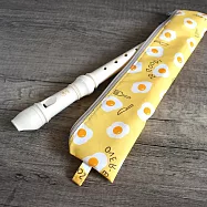 《梵緹希》防水布拉鏈直笛收納袋《荷包蛋》