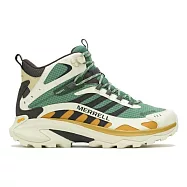 Merrell Moab Speed 2 Mid Gtx [ML037793] 男 戶外鞋 越野 防水 黃金大底 米綠 26.5cm 米/綠