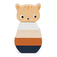 【美國 Mentari】可愛貓咪疊疊樂(木製玩具/手眼協調)