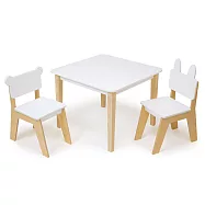 【美國 Mentari】北歐桌椅組(木製兒童家具)