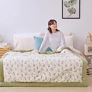 【DUYAN 竹漾】Heat Fi 純棉豆豆絨大豆抗菌冬被 / 150x200cm / 納美草原