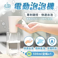 JOJOGO 電動泡泡機 附500ML空瓶x1 給皂機 泡泡機 防疫用品