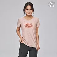 ADISI 浪花洞洞排汗透氣T-bra上衣(3D輕透彈力胸墊) AU2411115 (S-2XL)|透氣網洞 吸濕排汗 快乾 輕量 彈性 排汗衣 XL 豆沙粉