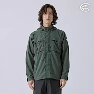 ADISI 男抗UV平織彈性軍裝貼袋夾克 AJ2411001 (S-2XL)|輕量 快乾 速乾 彈性 透氣 防曬外套 S 鼠尾草