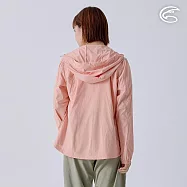 ADISI 女抗UV平織彈性連帽收腰夾克 AJ2411003 (S-2XL)|輕量 快乾 速乾 彈性 透氣 防曬外套 XL 香桃粉