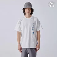 ADISI 中性冰感消臭快乾短袖混紡棉T AL2411074 (S-XL)|抗UV 微涼感 速乾 抗菌 除臭 機能棉 抗靜電 S 白色