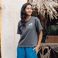 ADISI 女冰感消臭快乾短袖混紡棉T AL2411075 (S-XL)|抗UV 微涼感 速乾 抗菌 除臭 機能棉 抗靜電 S 深灰