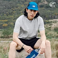 ADISI 男超透氣智能抑菌半門襟短袖野跑衣 AL2411083 (M-3XL)|抗UV 透氣 快乾 抗菌 除臭 排汗衣 運動上衣 2XL 巴黎灰